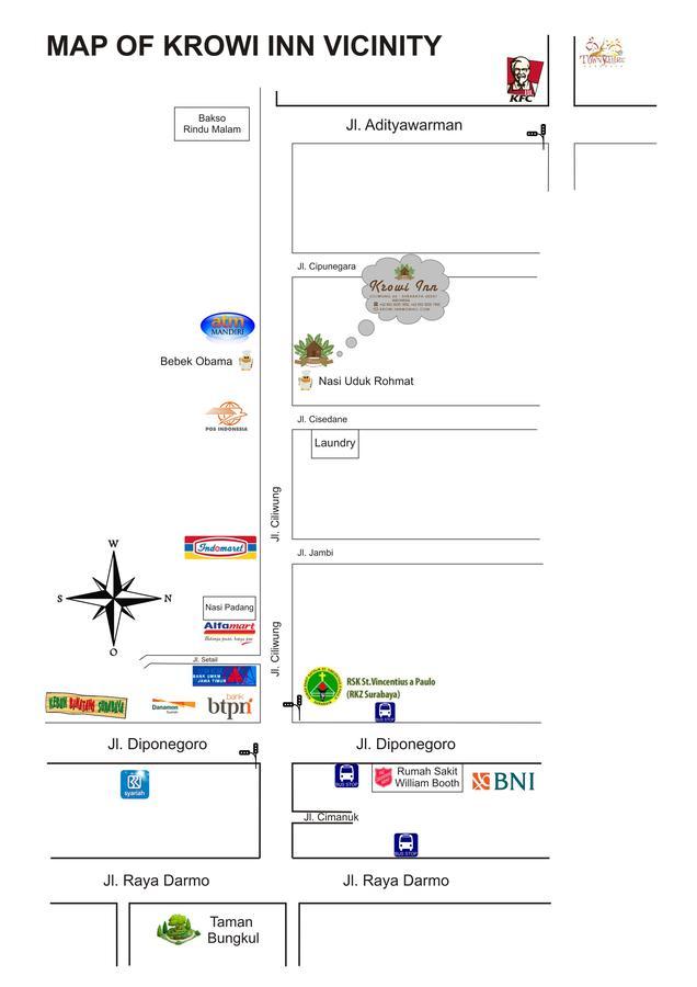 Krowi Inn Surabaya Esterno foto